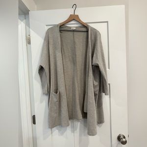 Donni Sandwash Ribbed Sweater Cardigan One Size Fits Most Size 0-16